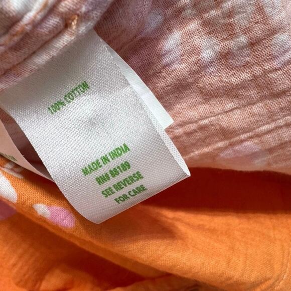 Lilly Pulitzer Kwitney Long Sleeve V Neck Button Front Coverup Tunic Medium - Picture 10 of 11